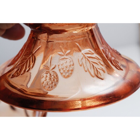 Vintage Indiana Glass Lidded Compote Candy Dish Nice Dark Amber 9" - Picture 6 of 9